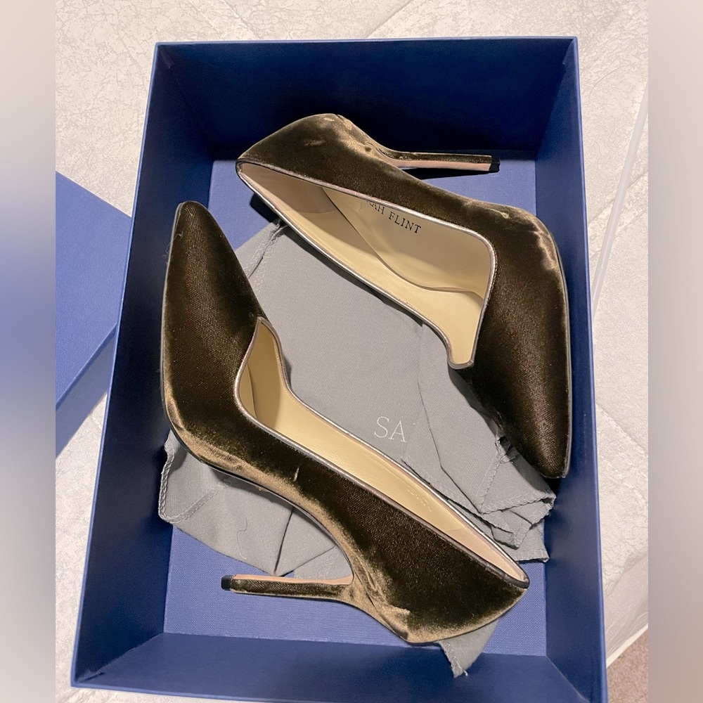 Sarah Flint Perfect Pump 100 - Hazel Velvet